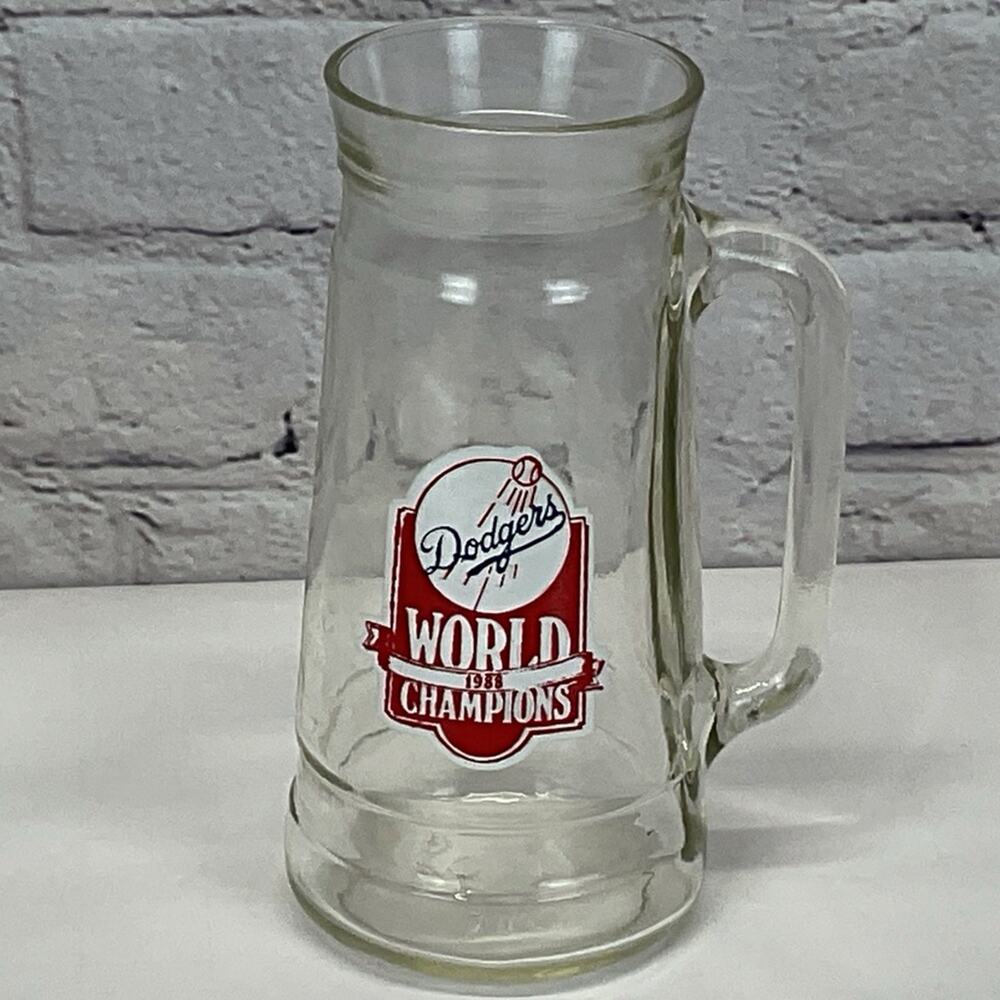 Vintage MLB LA Dodgers 1988 World Champions Peanut Beer Mug Baseball Collectible